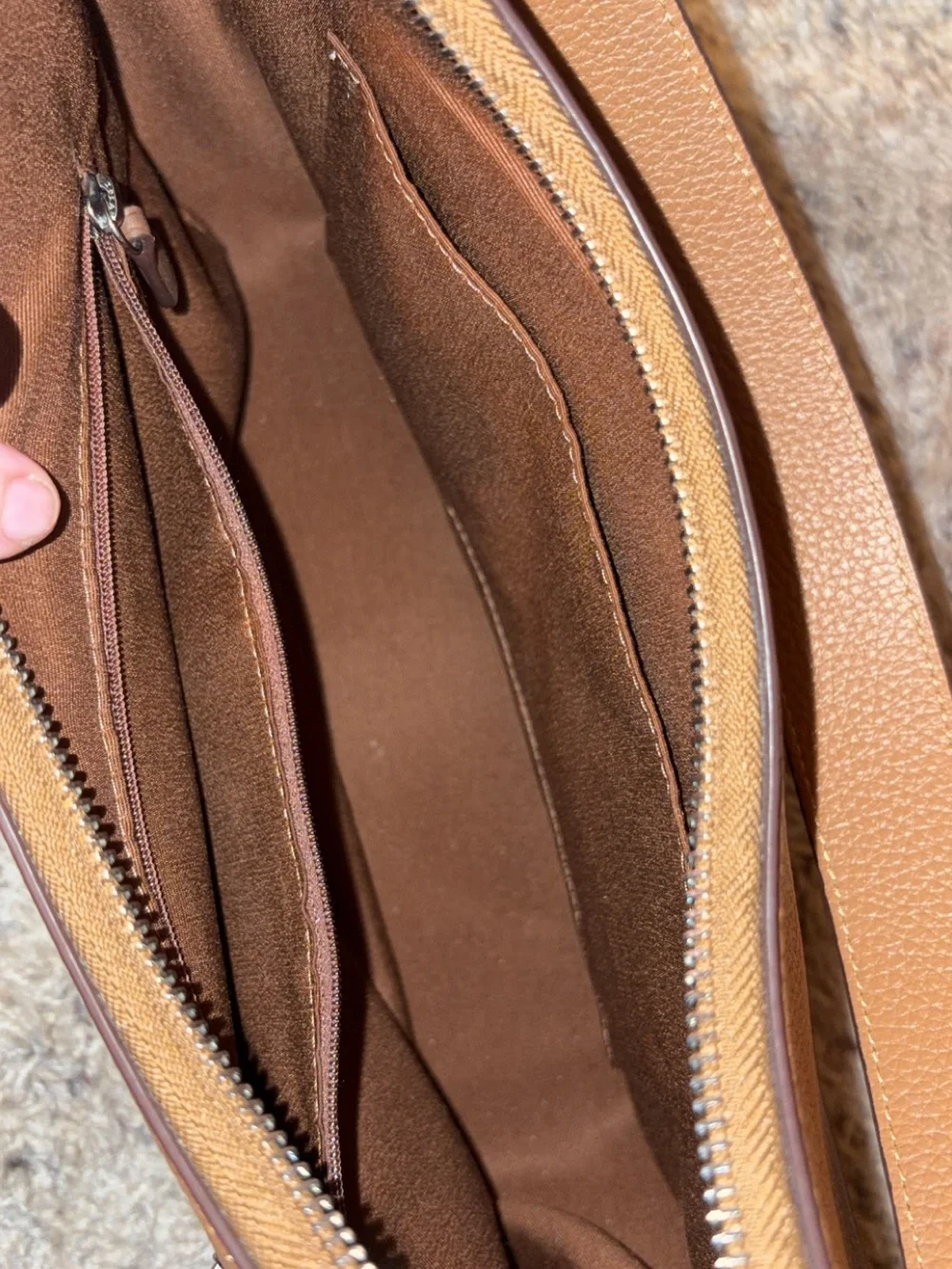 Coach Teri Hobo in Saddle Brown